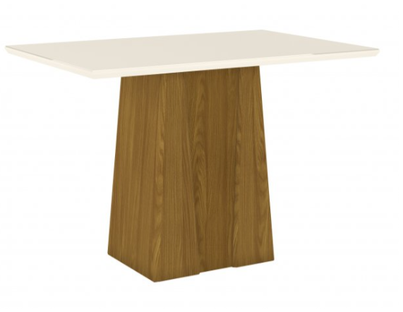Mesa ORUS 120x80cm Tapa OFF White Galpón