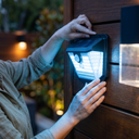 LUMINARIA SOLAR LED TRIDIRECCIONAL C/SENSOR DE MOVIMIENTO
