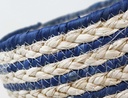 Canasto fibras orgánicas Nº24 SETx3 NATURAL/AZUL Artistica