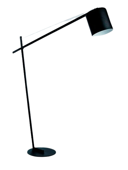 LAMPARA DE PIE ARTICULADA CON TENSOR Y PANTALLA TACHO 77 Brimpex