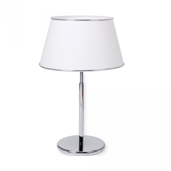 Lampara de mesa NADIA cromo Luz del Siglo