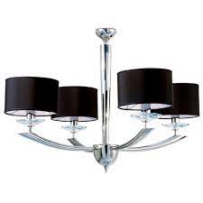 Araña ALICANTE 4 Luces S/pantalla Ronda