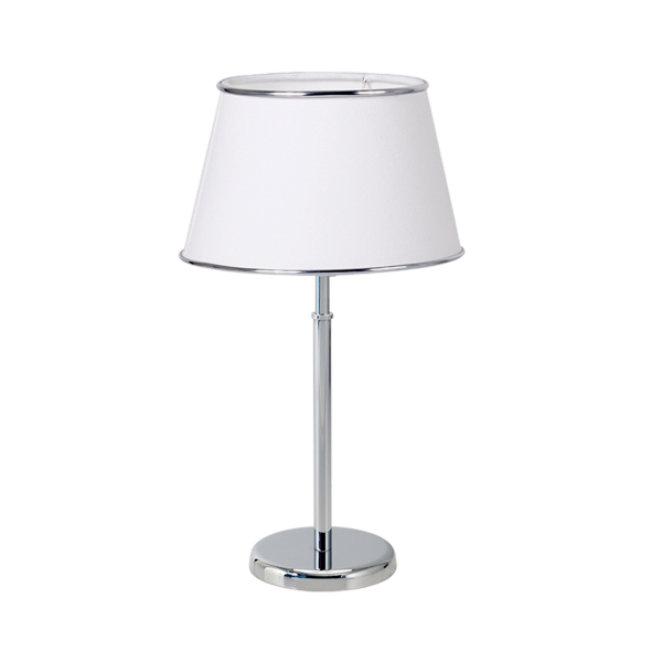 velador con pantalla H: 44 cm Luz del Siglo