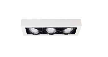 Plafon Kardanico AR111 3 luces lucciola