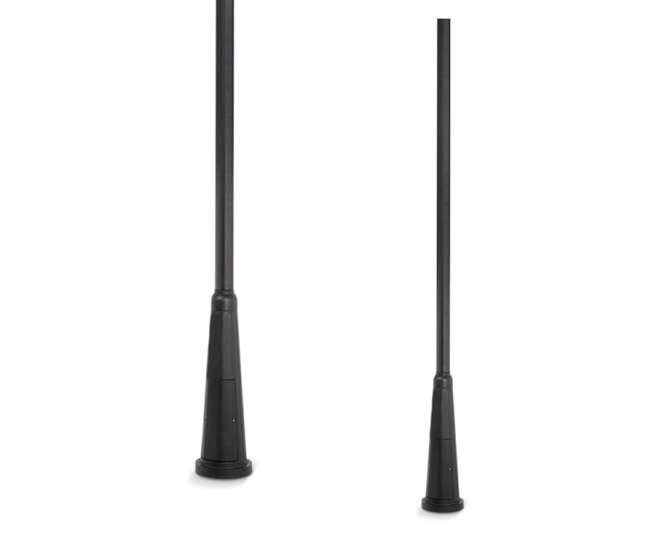 Columna R Aluminio, Largo 2.60 mts pintura polvo poliéster microtexturada FW