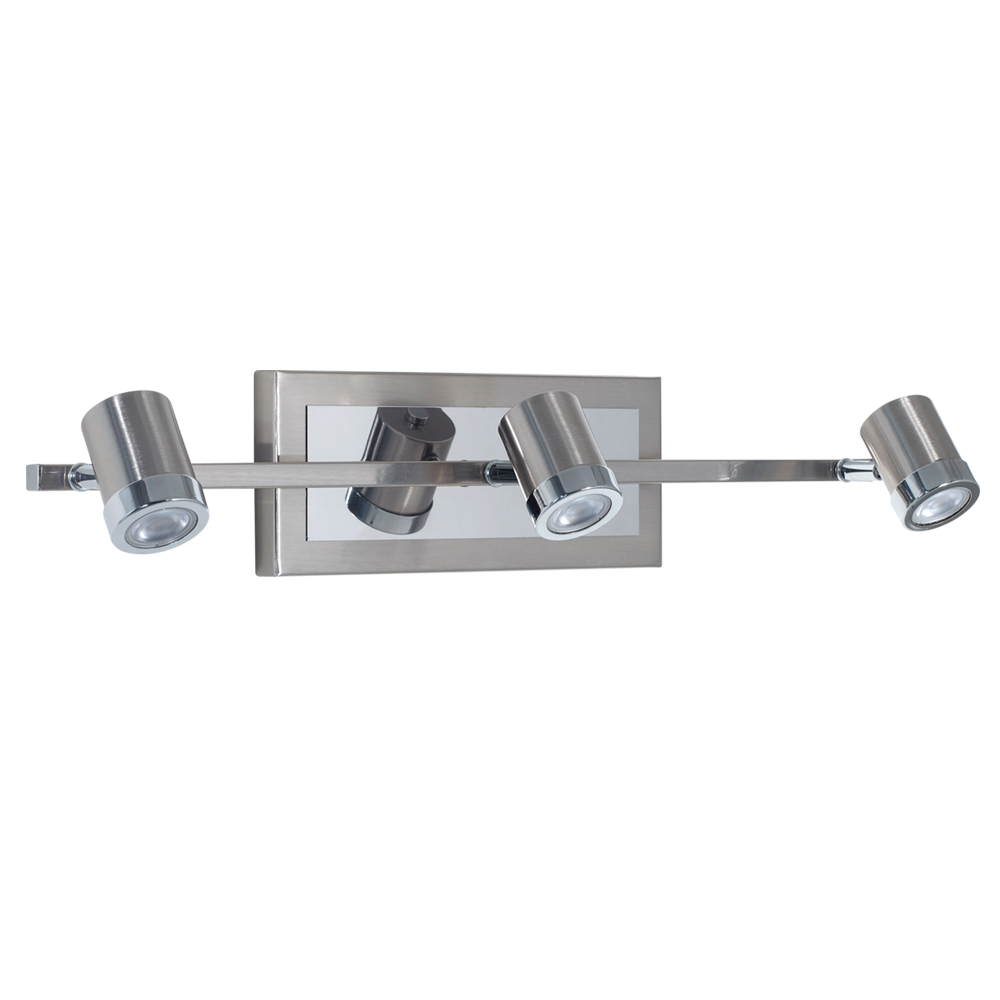 BASE regleta BAJA PARA SPOT 3 luces C/BAR 60CM vignolo
