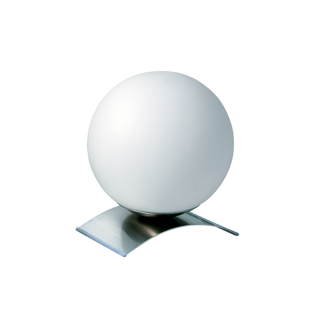 velador de mesa con globo de 25cm de diametro. E27 ara