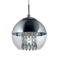 COLG. ORFEO 1/2 CROMO C/CAIRELES 1 LUZ E27 Ø 18 CM vignolo