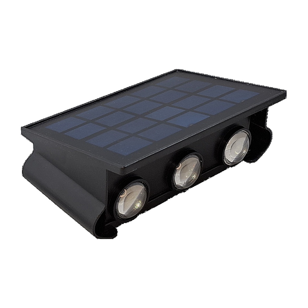 LUZ BIDIRECCIONAL SOLAR LED 2x3