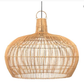 Pantalla de Ratán Baris 50×46 grass