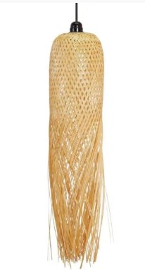 Colgante Karem bambu 16x65 grass