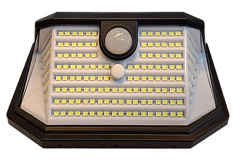 LUMINARIA SOLAR LED TRIDIRECCIONAL C/SENSOR DE MOVIMIENTO