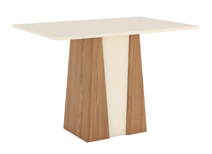 Mesa ORUS 120x80cm Tapa OFF White Galpón