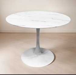 Mesa Tulip Marbel 100cm. Pickear