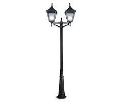 Farola c/columna N 2 luces farol cuadrado 8581/2 FW