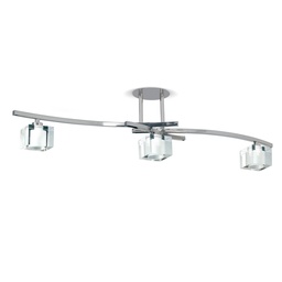 [4916-68-cro] SISTEMA FIJO DELTA II 3 LUCES Ronda