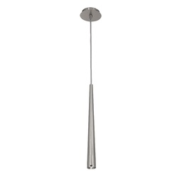 COLGANTE Ø:12cm H:140cm 1 LUZ LINEA konos- PLAQUETAS DE LED 6W 3000K RONDA