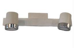Aplique mely 2 luces base SL color FABRICADO