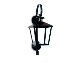 [43/R-32] Farol pared c/ménsula de rizo vidrio E27 480x180x280 43/R FW
