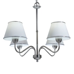 [ar7200-04-56-pla-YLBW] Araña Any 4 Luces Platil Luz del Siglo