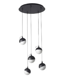 [20815-68-ne] Colgante Lio 5 x 6,8w Luces Ø: 400 mm