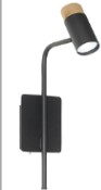 [FL-AP1L] APLIQUE de cama FLAMENCO c/INTERRUP Vignolo