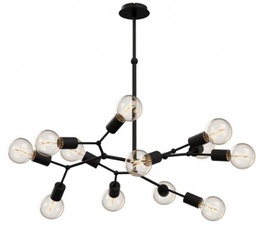 [441-68-ne] Colgante Vita 12 Luces Ronda