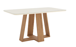 [SC92-127] Mesa Ariel 160x90cm Alto 80cm Off White Galpón