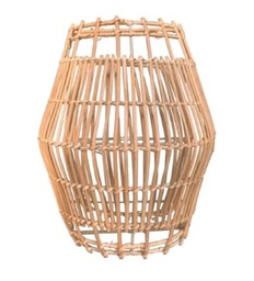 [BAKARI] Aplique de Pared de Ratán Bakari 25x32x13 grass