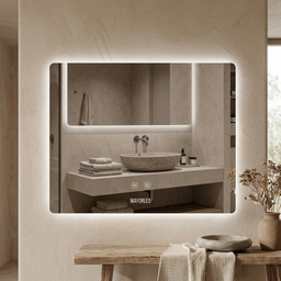[T-7090] Espejo rectangular 70x90cm dim, CCT, desempañador Mayorled